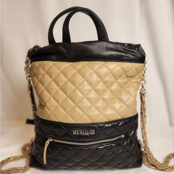 NWT MZ Wallace Crosby Audrey Quilted Backpack -:Leather Classy - Picture 1 of 4